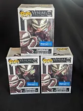 Funko Pop Venom 2021 Walmart Exclusive : CARNAGE #926 Vinyl 3 Total For sale