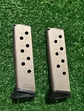 2 NOS Walther PPK/S 32 ACP 8 Round Magazine 7.65MM