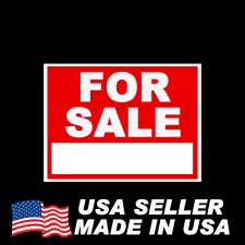 For Sale STICKER or FLEXIBLE MAGNETIC SIGN decal magnet Made in USA 7.5x10.75"