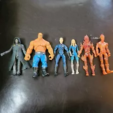 Marvel Fantastic Four Action Figures 6 Inch 2005 Lot Of 6