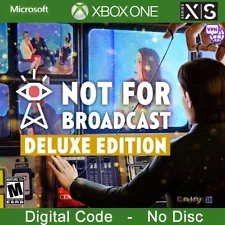 Not for Broadcast Deluxe Edition Xbox One, X|S Key Argentina Region VPN ☑NO Disc