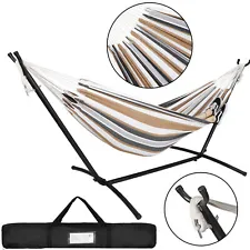 Hammock with Stand for 2 person with Carrying Case Use Portable Outdoor Patio