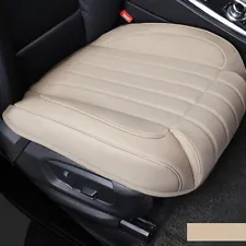 Front Car Seat Cover Breathable PU Leather Pad Mat Chair Cushion Full Surround