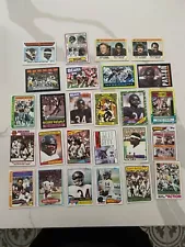 Walter Payton Topps Football card Lot of 26 Different HOF Chicago Bear