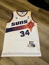 Charles Barkley Adidas 1993-1994 Phoenix Suns #34 Jersey Lrg Hardwood classics