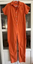 Authentic BOB BARKER PRISON JAIL INMATE UNIFORM Size Medium