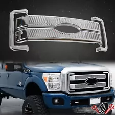 Front Platinum Style Grille Cover Overlay For 2011-2016 FORD F250 F350 F450 F550