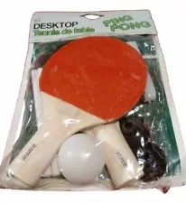 Worldwide co Desktop Tennis Portable Ping Pong Paddle Tabletop Set New