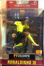 Netcam FT Champs Ronaldinho 6-inch Action Figure yellow uniform Ver FC Barcelona