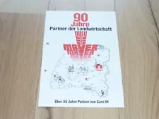 IHC/Case IH 90 years Mayer Neu Ulm company booklet/brochure