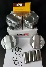 84MM HPR HONDA B20 High Compression Full Floating Pistons & Rings Swap