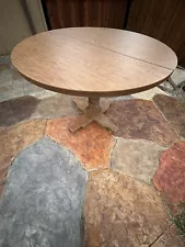 Round Wooden Table