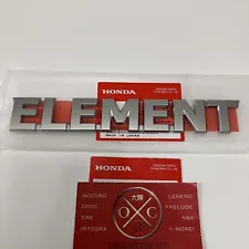 Genuine OEM 03-08 Honda Element Rear Emblem Badge Logo USDM 75722-SCV-A10 NEW