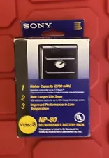 Genuine SONY NP-80 Battery 2700 mAh 6V Rechargeable for Handycams 8mm Video