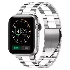 Stainless Steel Watch Band Metal Strap For Apple iWatch Series 9 8 7 SE 6 5 4321