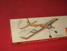 NO DECALS VINTAGE GOLDBERG STUNT MAN 23" 1/2A C/L BALSA MODEL AIRPLANE KIT