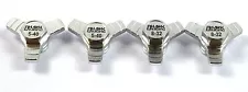 Aluminum Wheel Lock Offs Silver For Team Associated RC10 Worlds Car Dhawk Racing