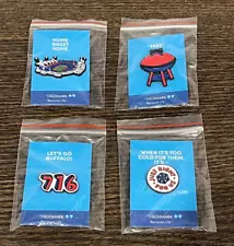 Buffalo Bills & Bills Mafia Collectable Pin Giveaway for Playoff Game 2024 NFL