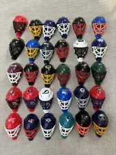 NHL MINI MICRO GOALIE MASK 30 Team Set MINT NO PACKAGE 1.5”