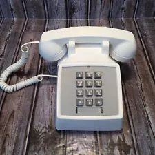 2500 Push Button Desk Phone Western Electric Bell System Tested Working