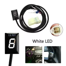 White LED Motorcycle Speed Gear Indicator For Honda CBR600RR CBR600F CBR1000RR (For: Honda)