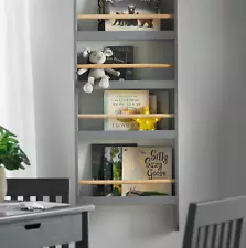 EX Display Haus Projekt WALL BOOKSHELF for Kids Mounted Bookcase GREY