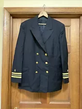 U.S. Navy Officer Service Dinner Dress Blue Uniform Coat Jacket 42