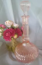 Empoli PINK Hot Air Balloon Genie Bottle Decanter