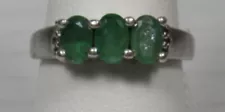 Gemporia 1.27ct Zambian Emerald Sterling Silver Ring