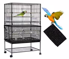 Flight Bird Cage large roof for parrot 53 inch