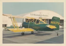 6 1960s Original Photos Grumman G-164A Ag-Cat Crop Duster N667U Biplane Oxnard