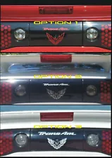 TAIL LIGHT FILLER PANEL DECALS FITS PONTIAC TRANS AM 93-02