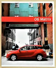 2006 TOYOTA MATRIX SALES BROCHURE CATALOG ~ 12 PAGES ~ 11" X 9"