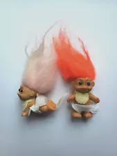 Vintage Baby Troll Dolls by Russ-2”-Lot of 2