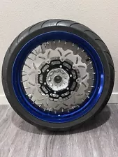 SUZUKI DRZ400 DRZ400S DRZ400SM 17" FRONT AND REAR WHEELS & TIRES