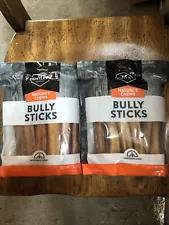 Dentley's Bully Sticks For Dogs Moderate Chewers 2 Bags 1lb Each Nature’s Chews