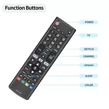 Replacement Remote Control For LG TV LCD LED HDTV Smart 4K UHD HD