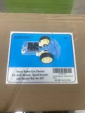 Emo Smart Robot Car Chassis Kit with Motors, Speed Encoder and Battery Box for