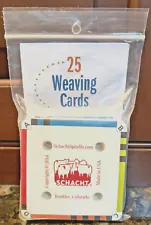 25Pcs Four-Hole Weaving Cards for Tablet Weaving DIY Weaving Cards - NEW