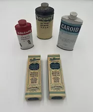 Vintage Colgate Tooth Powder Caroid Dental Powder Dr. Blumers Toothpaste Read