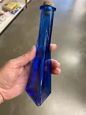 Cobalt blue bottle