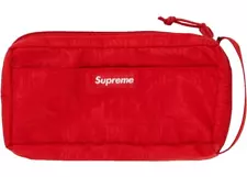 NEW NWT Sealed in Bag Supreme Red Cordura Organizer Pouch SS19