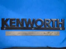 Kenworth Cast Metal Hood Emblem K281-1358 Black US Part Fast Free Shipping