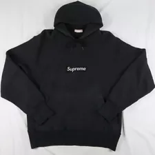 OG 1994 Supreme Box Logo Hoodie Black Size L