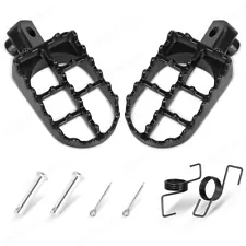 Foot Pegs For Honda XR100R XR100 XR80R XR80 XR75R XR75 XR50R Dirt Bike (Black) (For: Honda XR75)