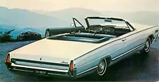 ANTIQUE AUTO, 1967 MERCURY MONTEREY CONVERTIBLE, MERCURY VINTAGE POSTCARD (U208)