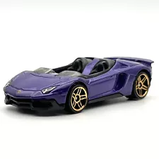 Hot Wheels Lamborghini Aventador J Metalflake Purple 2024 1:64 Diecast Car