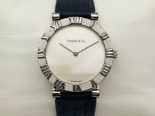 TIFFANY & Co. Atlas Quartz working Case size 30.6mm for Men Watch Used