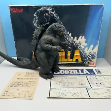 1993 BANDAI 8” GODZILLA DX Walking Figure Toy WITH BOX (No Longer Works)