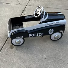 Metro City Police Pedal Car No. 54 By Instep in Good condition